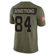 Men's Andrew Armstrong Kansas City Chiefs ＃84 Limited Olive 2025 Salute to Service Jersey