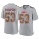 Men's BJ Thompson Kansas City Chiefs ＃53 Game Gray Atmosphere Fashion Jersey
