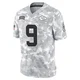 Men's Blaine Gabbert Kansas City Chiefs ＃9 Limited Arctic Camo 2024 Salute to Service Jersey