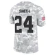 Men's Brashard Smith Kansas City Chiefs ＃24 Limited Arctic Camo 2024 Salute to Service Jersey