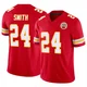 Men's Brashard Smith Kansas City Chiefs ＃24 Limited Red Vapor F.U.S.E. Jersey