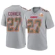 Men's Chamarri Conner Kansas City Chiefs ＃27 Game Gray Atmosphere Fashion Super Bowl LIX Jersey