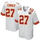 Men's Chamarri Conner Kansas City Chiefs ＃27 Game White Jersey