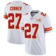 Men's Chamarri Conner Kansas City Chiefs ＃27 Limited White Vapor Untouchable Super Bowl LIX Jersey