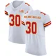 Men's Chris Roland-Wallace Kansas City Chiefs ＃30 Elite White Vapor Untouchable Super Bowl LIX Jersey