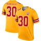 Men's Chris Roland-Wallace Kansas City Chiefs ＃30 Legend Gold Inverted Jersey
