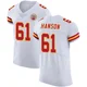 Men's C.J. Hanson Kansas City Chiefs ＃61 Elite White Vapor Untouchable Jersey