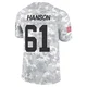 Men's C.J. Hanson Kansas City Chiefs ＃61 Limited Arctic Camo 2024 Salute to Service Jersey