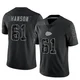 Men's C.J. Hanson Kansas City Chiefs ＃61 Limited Black Reflective Jersey