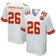 Men's Clyde Edwards-Helaire Kansas City Chiefs ＃26 Game White Jersey