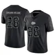 Men's Clyde Edwards-Helaire Kansas City Chiefs ＃26 Limited Black Reflective Jersey