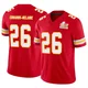 Men's Clyde Edwards-Helaire Kansas City Chiefs ＃26 Limited Red Vapor F.U.S.E. Super Bowl LIX Jersey