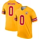 Men's Cole Brevard Kansas City Chiefs ＃0 Legend Gold Inverted Jersey