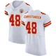Men's Cole Christiansen Kansas City Chiefs ＃48 Elite White Vapor Untouchable Jersey