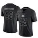Men's Cole Christiansen Kansas City Chiefs ＃48 Limited Black Reflective Jersey