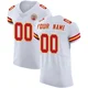 Men's Custom Kansas City Chiefs ＃00 Elite White Vapor Untouchable Jersey