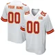 Men's Custom Kansas City Chiefs ＃00 Game White Super Bowl LIX Jersey