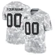 Men's Custom Kansas City Chiefs ＃00 Limited Arctic Camo 2024 Salute to Service Jersey