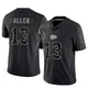 Men's Cyrus Allen Kansas City Chiefs ＃13 Limited Black Reflective Jersey