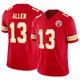 Men's Cyrus Allen Kansas City Chiefs ＃13 Limited Red Vapor F.U.S.E. Jersey