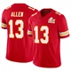 Men's Cyrus Allen Kansas City Chiefs ＃13 Limited Red Vapor F.U.S.E. Super Bowl LIX Jersey
