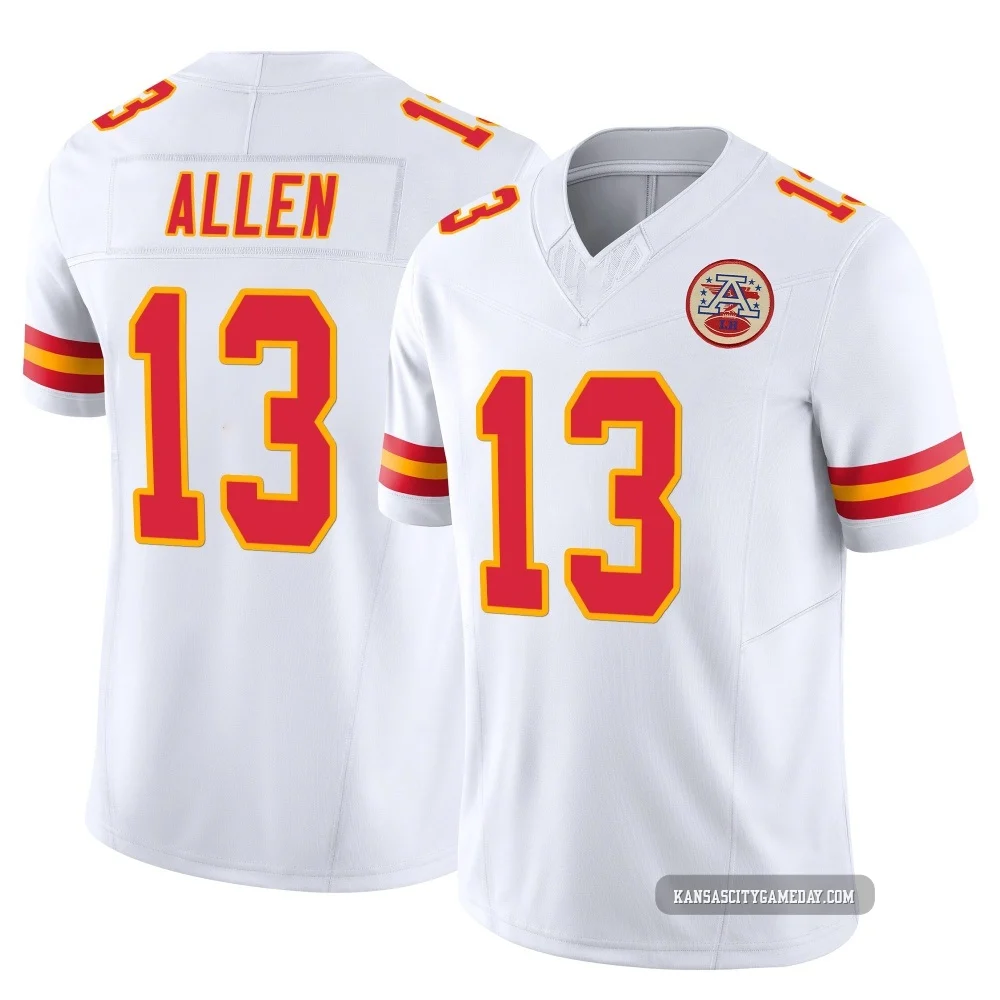 Men's Cyrus Allen Kansas City Chiefs ＃13 Limited White Vapor F.U.S.E. Jersey
