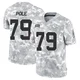 Men's Esa Pole Kansas City Chiefs ＃79 Limited Arctic Camo 2024 Salute to Service Jersey