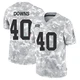Men's Ethan Downs Kansas City Chiefs ＃40 Limited Arctic Camo 2024 Salute to Service Jersey