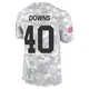Men's Ethan Downs Kansas City Chiefs ＃40 Limited Arctic Camo 2024 Salute to Service Jersey