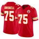 Men's Ethan Driskell Kansas City Chiefs ＃75 Limited Red Vapor F.U.S.E. Jersey