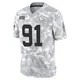 Men's Felix Anudike-Uzomah Kansas City Chiefs ＃91 Limited Arctic Camo 2024 Salute to Service Jersey