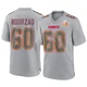 Men's Hunter Nourzad Kansas City Chiefs ＃60 Game Gray Atmosphere Fashion Super Bowl LIX Jersey