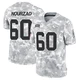 Men's Hunter Nourzad Kansas City Chiefs ＃60 Limited Arctic Camo 2024 Salute to Service Jersey