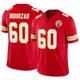 Men's Hunter Nourzad Kansas City Chiefs ＃60 Limited Red Vapor F.U.S.E. Jersey