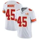 Men's Isaiah Moore Kansas City Chiefs ＃45 Limited White Vapor Untouchable Super Bowl LIX Jersey