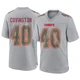 Men's Jacobe Covington Kansas City Chiefs ＃40 Game Gray Atmosphere Fashion Jersey