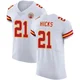 Men's Jaden Hicks Kansas City Chiefs ＃21 Elite White Vapor Untouchable Jersey