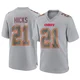 Men's Jaden Hicks Kansas City Chiefs ＃21 Game Gray Atmosphere Fashion Jersey