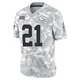 Men's Jaden Hicks Kansas City Chiefs ＃21 Limited Arctic Camo 2024 Salute to Service Jersey