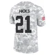 Men's Jaden Hicks Kansas City Chiefs ＃21 Limited Arctic Camo 2024 Salute to Service Jersey