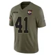 Men's James Winchester Kansas City Chiefs ＃41 Limited Olive 2025 Salute to Service Jersey