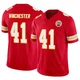 Men's James Winchester Kansas City Chiefs ＃41 Limited Red Vapor F.U.S.E. Jersey