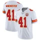 Men's James Winchester Kansas City Chiefs ＃41 Limited White Vapor Untouchable Jersey