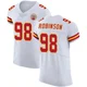 Men's Janarius Robinson Kansas City Chiefs ＃98 Elite White Vapor Untouchable Jersey