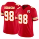 Men's Janarius Robinson Kansas City Chiefs ＃98 Limited Red Vapor F.U.S.E. Jersey