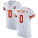 Men's Jason Taylor II Kansas City Chiefs ＃0 Elite White Vapor Untouchable Jersey