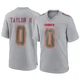 Men's Jason Taylor II Kansas City Chiefs ＃0 Game Gray Atmosphere Fashion Jersey