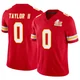 Men's Jason Taylor II Kansas City Chiefs ＃0 Limited Red Vapor F.U.S.E. Super Bowl LIX Jersey