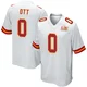 Men's Jaydn Ott Kansas City Chiefs ＃0 Game White Super Bowl LIX Jersey