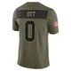 Men's Jaydn Ott Kansas City Chiefs ＃0 Limited Olive 2025 Salute to Service Jersey